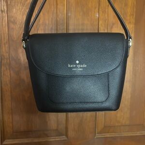 Kate Spade Black Pebbled Leather Crossbody Bag